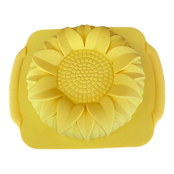 Unbranded Other - Sunflower Soft Mold Nonstick Pastry Cake Baking Pan